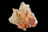 Natural, Red Quartz Crystal Cluster - Morocco #128063-1